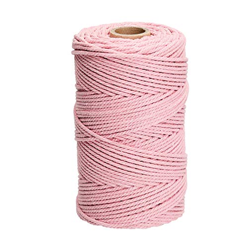 Lieblingsgarn - Premium Makramee Garn 3 mm x 120 m aus Baumwolle in Noisy Pink Lieblingsgarn - Premium Makramee Garn 3 mm x 120 m aus Baumwolle in Noisy Pink von Filani