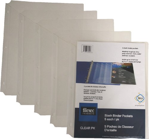 Filperform 50106-30204 Ordnungsmappe, 3 Löcher, Briefgröße, transparent, 6 Packungen à 5 Stück Filperform 50106-30204 Ordnungsmappe, 3 Löcher, Briefgröße, transparent, 6 Packungen à 5 Stück von Filexec
