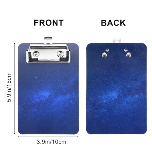 Filhome 12 Stück Mini Klemmbrett 10X15CM Klein Schreibbrett Clipboard Mappe mit Metalklemme für loses Papier Zwischenablage für Hotels, Bar, Büro, Restaurant von Filhome