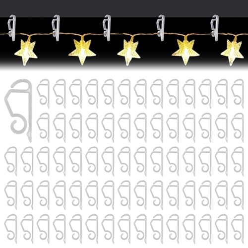 Filltown 120 Stk Mini-Weihnachtslicht-Clips, Durchsichtige Dachrinnenhaken für Außenlichter, Feiertagslicht-Clips für Weihnachtsbeleuchtung, Außenlicht-Clips Filltown 120 Stk Mini-Weihnachtslicht-Clips, Durchsichtige Dachrinnenhaken für Außenlichter, Feiertagslicht-Clips für Weihnachtsbeleuchtung, Außenlicht-Clips von Filltown
