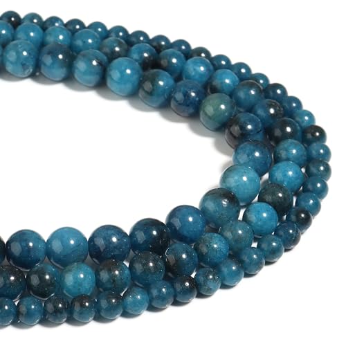 Naturstein Perlen blau Apatit 6mm poliert Runde glatte Edelstein Perlen für Schmuck machen 15 Zoll Naturstein Perlen blau Apatit 6mm poliert Runde glatte Edelstein Perlen für Schmuck machen 15 Zoll von Filluck