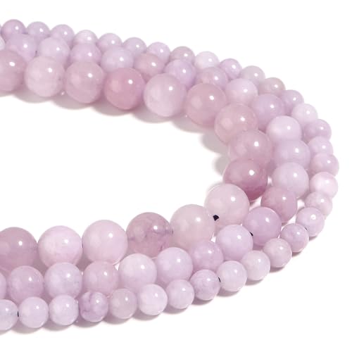 Naturstein Perlen rosa Chalcedon 6mm poliert Runde glatte Edelstein Perlen für Schmuck machen 15 Zoll von Filluck