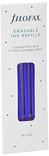 Filofax Nachfüllpack für Kugelschreiber, radierbar, Blau 101589 von Filofax