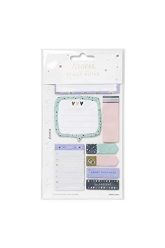Filofax Good Vibes Haftnotizen Set - 8 verschiedene Haftnotizblöcke - 25 Blatt pro Block - Passend für Filofax Personal & A5 Organizer und Clipbook - 1 Stück Filofax Good Vibes Haftnotizen Set - 8 verschiedene Haftnotizblöcke - 25 Blatt pro Block - Passend für Filofax Personal & A5 Organizer und Clipbook - 1 Stück von Filofax