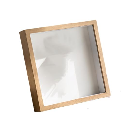 Filteilect 3D-Bilderrahmen mit getrockneten Blumen, 3 cm, mit natürlichem Holz-Finish, für DIY-Heimdekoration und Muschel-Display, in verschiedenen Größen (20,3 x 25,4 cm) von Filteilect