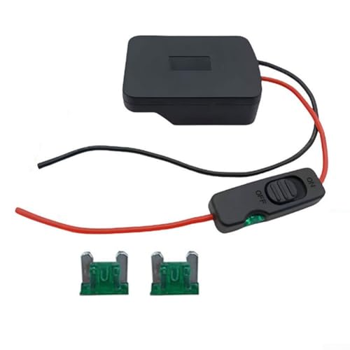 Filteilect Adapter mit Schalter für X 20V Team Lithium Batterie, 14 Gauge Draht, 12,5 Zoll Länge, Sicherungsschutz, Kunststoff-Silikon-Kupferkonstruktion, von Filteilect