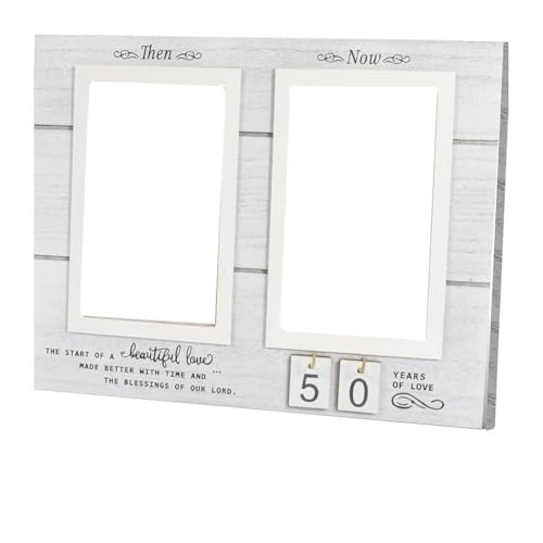 Personalisierter Bilderrahmen aus Holz für damals und jetzt, mit 30 x 22 cm Größe, für zwei Fotos à 10 x 15 cm, ideal für Paare Personalisierter Bilderrahmen aus Holz für damals und jetzt, mit 30 x 22 cm Größe, für zwei Fotos à 10 x 15 cm, ideal für Paare von Filteilect