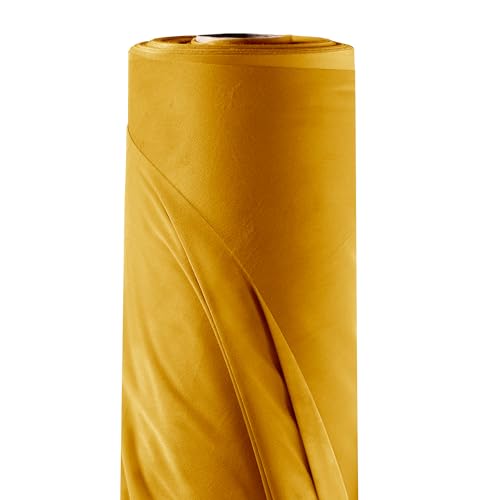 Filumi Stoff Meterware 1m, Breite 3m, Gelb - Senf, Samtstoff, Stoffe zum Nähen, Vorhangstoff, Polsterstoff, Möbelstoff, Stoff für Kissenbezüge, stoffhose Velto Filumi Stoff Meterware 1m, Breite 3m, Gelb - Senf, Samtstoff, Stoffe zum Nähen, Vorhangstoff, Polsterstoff, Möbelstoff, Stoff für Kissenbezüge, stoffhose Velto von Filumi