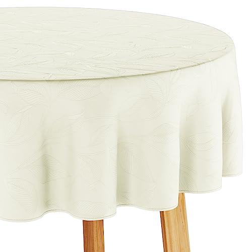 Filumi Tischdecke 100x100 cm rund Creme Abwaschbar Für Indoor Outdoor Pflanzenmuster Amalu Filumi Tischdecke 100x100 cm rund Creme Abwaschbar Für Indoor Outdoor Pflanzenmuster Amalu von Filumi