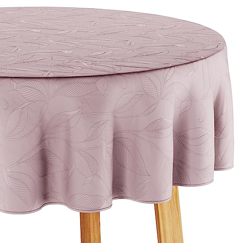 Filumi Tischdecke 100x100 cm rund Rosa Abwaschbar Für Indoor Outdoor Pflanzenmuster Amalu Filumi Tischdecke 100x100 cm rund Rosa Abwaschbar Für Indoor Outdoor Pflanzenmuster Amalu von Filumi