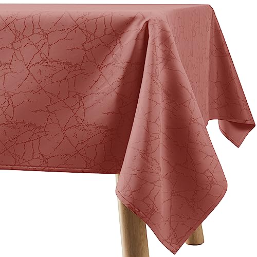 Filumi Tischdecke 120x120 cm Altrosa Abwaschbar Für Indoor Outdoor Marmormuster Manil Filumi Tischdecke 120x120 cm Altrosa Abwaschbar Für Indoor Outdoor Marmormuster Manil von Filumi