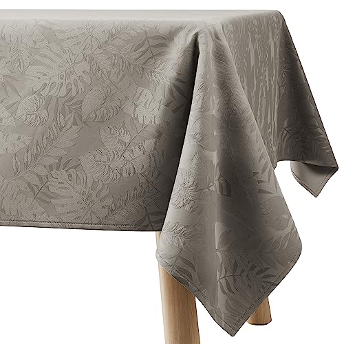 Filumi Tischdecke 120x160 cm Beige Abwaschbar Für Indoor Outdoor Monsteramuster Eris von Filumi