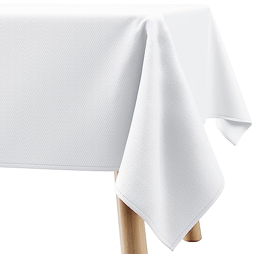Filumi Tischdecke 120x160 cm Weiß Abwaschbar Für Indoor Outdoor geometrisches Zickzackmuster Verte Filumi Tischdecke 120x160 cm Weiß Abwaschbar Für Indoor Outdoor geometrisches Zickzackmuster Verte von Filumi