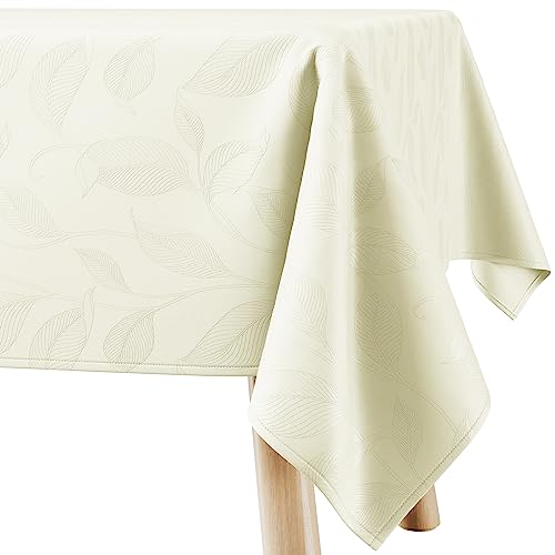 Filumi Tischdecke 120x220 cm Creme Abwaschbar Für Indoor Outdoor Pflanzenmuster Amalu Filumi Tischdecke 120x220 cm Creme Abwaschbar Für Indoor Outdoor Pflanzenmuster Amalu von Filumi