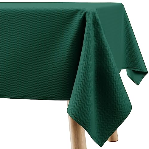 Filumi Tischdecke 120x240 cm Dunkel grün Abwaschbar Für Indoor Outdoor geometrisches Zickzackmuster Verte Filumi Tischdecke 120x240 cm Dunkel grün Abwaschbar Für Indoor Outdoor geometrisches Zickzackmuster Verte von Filumi