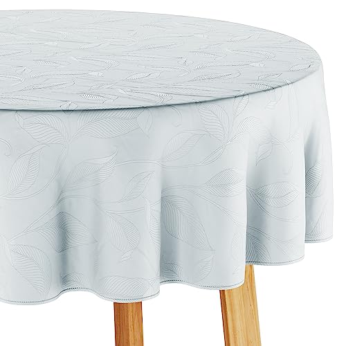 Filumi Tischdecke 130x130 cm rund Silber Abwaschbar Für Indoor Outdoor Pflanzenmuster Amalu Filumi Tischdecke 130x130 cm rund Silber Abwaschbar Für Indoor Outdoor Pflanzenmuster Amalu von Filumi