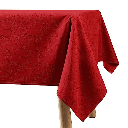 Filumi Tischdecke 140x180 cm Rot Abwaschbar Für Indoor Outdoor Marmormuster Manil Filumi Tischdecke 140x180 cm Rot Abwaschbar Für Indoor Outdoor Marmormuster Manil von Filumi