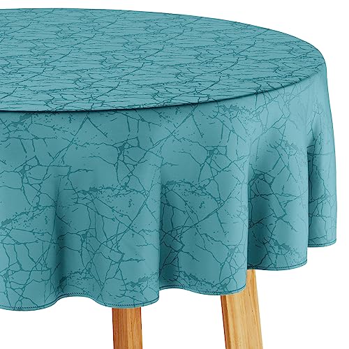 Filumi Tischdecke 140x200 cm oval Blau Abwaschbar Für Indoor Outdoor Marmormuster Manil Filumi Tischdecke 140x200 cm oval Blau Abwaschbar Für Indoor Outdoor Marmormuster Manil von Filumi