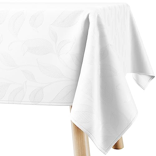 Filumi Tischdecke 140x240 cm Weiß Abwaschbar Für Indoor Outdoor Pflanzenmuster Amalu Filumi Tischdecke 140x240 cm Weiß Abwaschbar Für Indoor Outdoor Pflanzenmuster Amalu von Filumi