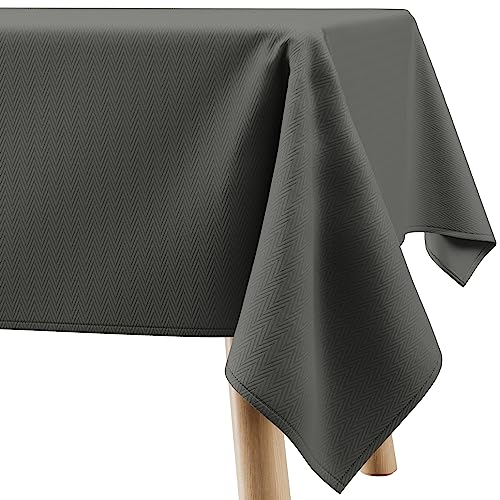 Filumi Tischdecke 140x280 cm Grau Abwaschbar Für Indoor Outdoor geometrisches Zickzackmuster Verte Filumi Tischdecke 140x280 cm Grau Abwaschbar Für Indoor Outdoor geometrisches Zickzackmuster Verte von Filumi