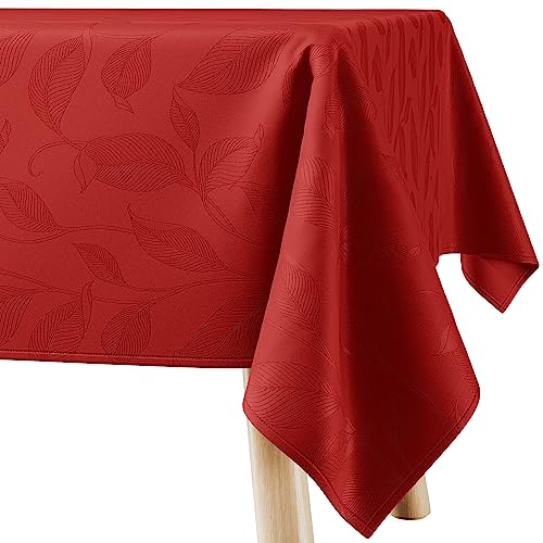 Filumi Tischdecke 140x340 cm Rot Abwaschbar Für Indoor Outdoor Pflanzenmuster Amalu Filumi Tischdecke 140x340 cm Rot Abwaschbar Für Indoor Outdoor Pflanzenmuster Amalu von Filumi