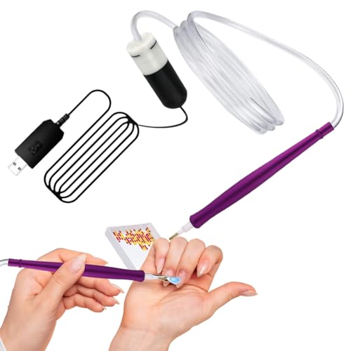 Filvczt Elektrischer Strass Malstift,Elektrischer Strassstein Kunststift | Bastelprojekte Perlen Applikator Für Kindergarten Schule Veranstaltungen von Filvczt