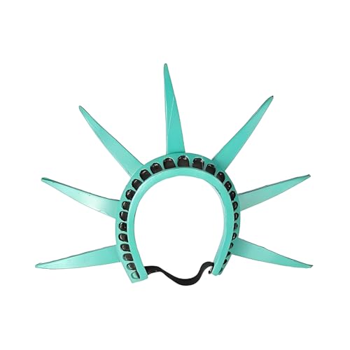 Filvczt Freiheitsstatue, Krone und Taschenlampe, Outfits zum 4. Juli, Unabhängigkeitstag, mit elegantem patriotischem Göttin-Design, 26 x 30 x 6 cm, für Feiertage, Schule Filvczt Freiheitsstatue, Krone und Taschenlampe, Outfits zum 4. Juli, Unabhängigkeitstag, mit elegantem patriotischem Göttin-Design, 26 x 30 x 6 cm, für Feiertage, Schule von Filvczt