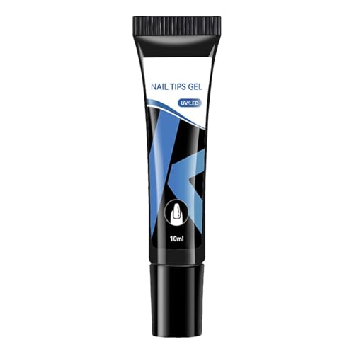 Filvczt Gelnagelkleber, Gelkleber für Nägel | Extra starker Nagelverlängerung Kleber Basismantel | Fingernagelpolnische Basis, langlebige Tipps Kunstdesign Tools für Frauen, Mädchen von Filvczt