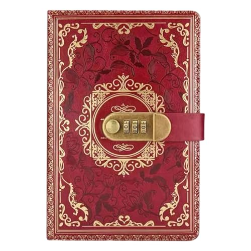 Filvczt Notebook Mit Sperre, Mit Sicherem Dreistelligen Sperrsystem, A5 -Kennwort Notebook, Secure Agenda Journal, 19x13cm, Zum Schreiben, Planen, Skizzieren, Notiz, Private Gedanken Filvczt Notebook Mit Sperre, Mit Sicherem Dreistelligen Sperrsystem, A5 -Kennwort Notebook, Secure Agenda Journal, 19x13cm, Zum Schreiben, Planen, Skizzieren, Notiz, Private Gedanken von Filvczt