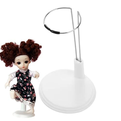 Filvczt Puppenhalterständer, Puppenständer, Rutschfester, stabiler Puppenständer aus Stahl, Multifunktionaler dekorativer Puppenhalter für Stofftier-Häkelpuppen und Plüschtiere Filvczt Puppenhalterständer, Puppenständer, Rutschfester, stabiler Puppenständer aus Stahl, Multifunktionaler dekorativer Puppenhalter für Stofftier-Häkelpuppen und Plüschtiere von Filvczt