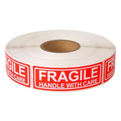 Fragile Label -Aufkleber, Handlungswarnschilder, Versandkastenaufkleber Mit Starkem Klebstoff, Gut Sichtbarem Etikett Und Vielseitig, 5x5x2,8 Cm, Für Einzelhandel, Geschäft, Lager, E -Commerce Fragile Label -Aufkleber, Handlungswarnschilder, Versandkastenaufkleber Mit Starkem Klebstoff, Gut Sichtbarem Etikett Und Vielseitig, 5x5x2,8 Cm, Für Einzelhandel, Geschäft, Lager, E -Commerce von Filvczt