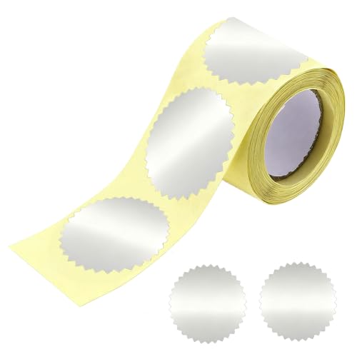Geprägte Aufkleber, Mit Einfachem Schalen Und Stick, 4,5x4,5cm, Folien -Präge -Etiketten, Notar -Zertifikat -Aufklebern, Elegant Und Vielseitig, Für Babyparty, Einladung, Hochzeit, Weihnachten von Filvczt