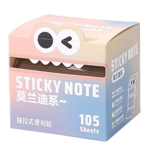 Sticky Notes, Auszug Memo-Pads, Klare Sticky-Noten, Mit 105 Blättern Pro Rolle, Farbenfroh Und Spaß, 7,5x7cm, Für Highlights, Arbeitsplatz, Schule, Erinnerung, Notizbuch, Zuhause, Schüler Sticky Notes, Auszug Memo-Pads, Klare Sticky-Noten, Mit 105 Blättern Pro Rolle, Farbenfroh Und Spaß, 7,5x7cm, Für Highlights, Arbeitsplatz, Schule, Erinnerung, Notizbuch, Zuhause, Schüler von Filvczt