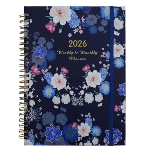Wochenplan-Buch mit A5-Ringbuch-Design, 21,5 x 16,5 x 1,5 cm, 2026 Planerbuch, tragbares Organizer-Notizbuch, nachfüllbar und vielseitig einsetzbar, für Zuhause, Klassenzimmer, Arbeit, Meetings Wochenplan-Buch mit A5-Ringbuch-Design, 21,5 x 16,5 x 1,5 cm, 2026 Planerbuch, tragbares Organizer-Notizbuch, nachfüllbar und vielseitig einsetzbar, für Zuhause, Klassenzimmer, Arbeit, Meetings von Filvczt