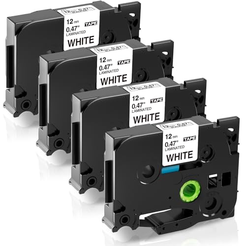 Fimax kompatibel Schriftband als Ersatz für Brother PTouch Bänder 12mm TZ Tape 12mm 0.47 White TZe-231 TZe231 Schriftband für PT-D400 PT-100lb H105 1010 1000 1280 Brother Beschriftungsgerät Fimax kompatibel Schriftband als Ersatz für Brother PTouch Bänder 12mm TZ Tape 12mm 0.47 White TZe-231 TZe231 Schriftband für PT-D400 PT-100lb H105 1010 1000 1280 Brother Beschriftungsgerät von Fimax Tech