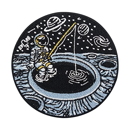 Angeln auf dem Mond Astronaut Patch zum Aufbügeln | Weltraum Moon Patches, Alien Bügelbild, Nasa Flicken, Planeten Ozean Aufnäher Finally Home Angeln auf dem Mond Astronaut Patch zum Aufbügeln | Weltraum Moon Patches, Alien Bügelbild, Nasa Flicken, Planeten Ozean Aufnäher Finally Home von Finally Home