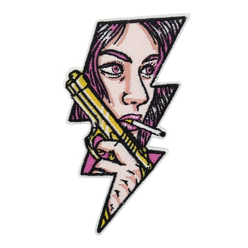 Finally Home Aufnäher Patch - Gangster Girl Blitz | Patch zum Aufbügeln | Retro Anime Aufbügelbilder, Sexy Patches zum Aufnähen, Coole Bügel Patches, Bundeswehr Abzeichen Bügelbild Flicken Finally Home Aufnäher Patch - Gangster Girl Blitz | Patch zum Aufbügeln | Retro Anime Aufbügelbilder, Sexy Patches zum Aufnähen, Coole Bügel Patches, Bundeswehr Abzeichen Bügelbild Flicken von Finally Home