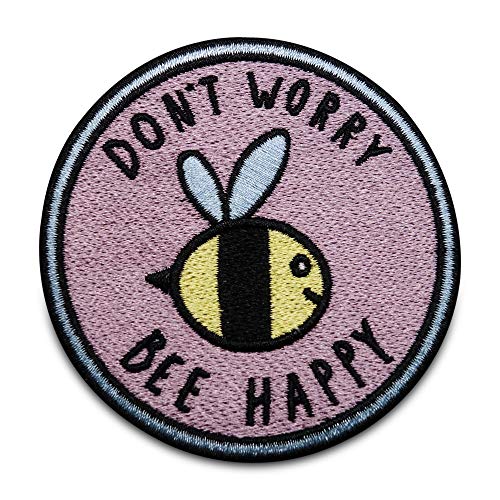 Dont worry bee Happy Biene Patch zum Aufbügeln | Patches, Bügelflicken, Flicken, Aufnäher Finally Home von Finally Home