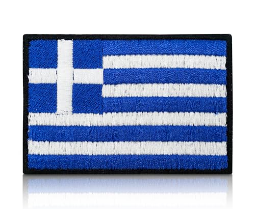 Finally Home Griechenland Flagge Patch mit Klett Rückseite | 7,8 x 5,2 cm | Griechische Fahne Patches, Greek Flag Klettpatch, Outdoor Klettpatches Finally Home Griechenland Flagge Patch mit Klett Rückseite | 7,8 x 5,2 cm | Griechische Fahne Patches, Greek Flag Klettpatch, Outdoor Klettpatches von Finally Home