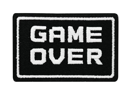 Finally Home Klett Patch - Game Over | Gaming Klett Patches, Spruch Aufnäher, Gym Klettpatches lustig, Militär Badge Klettpatch von Finally Home