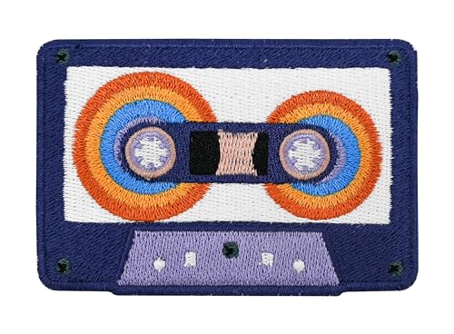 Finally Home Klett Patch - Lila Kassette | Retro Klett Patches, Musik Aufnäher, 80er Vintage Klettpatches, Bunte Badge, Bunte Hippie Klettpatch Finally Home Klett Patch - Lila Kassette | Retro Klett Patches, Musik Aufnäher, 80er Vintage Klettpatches, Bunte Badge, Bunte Hippie Klettpatch von Finally Home