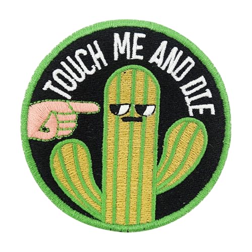 Finally Home Klett Patch - Touch me and die | Patches Klett lustig, Hunde Klettpatch, Kaktus Spruch Aufnäher, Witzige Abzeichen, Sprüche Badge, Klettpatches Finally Home Klett Patch - Touch me and die | Patches Klett lustig, Hunde Klettpatch, Kaktus Spruch Aufnäher, Witzige Abzeichen, Sprüche Badge, Klettpatches von Finally Home