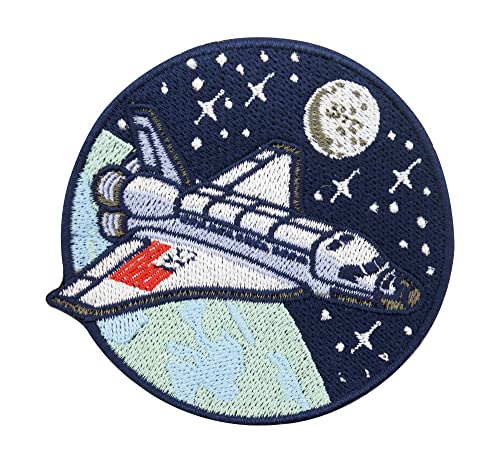 Finally Home Patch zum Aufbügeln - Raumschiff im Weltraum | Planet Patches, Astronaut Bügelbild, Kinder Aufbügler, Rakete Aufnäher Finally Home Patch zum Aufbügeln - Raumschiff im Weltraum | Planet Patches, Astronaut Bügelbild, Kinder Aufbügler, Rakete Aufnäher von Finally Home
