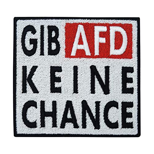 Finally Home Gib AFD keine Chance Patch zum Aufbügeln | FCK NZS Patches, Bügelflicken, Flicken, Aufnäher, Applikation, Aufbügelbilder Finally Home Gib AFD keine Chance Patch zum Aufbügeln | FCK NZS Patches, Bügelflicken, Flicken, Aufnäher, Applikation, Aufbügelbilder von Finally Home
