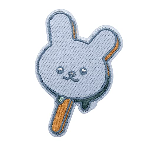 Hasen Lolly Patch zum Aufbügeln | Lollipop Patches, Zunge Bügelbild, Kawaii Süßigkeiten Aufbügler, Aufnäher Flicken, Blauer Bügelpatch Finally Home von Finally Home