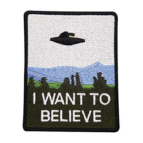 I want to believe Ufo Alien Patches zum Aufbügeln | Patch, Bügelflicken, Flicken, Aufnäher Finally Home von Finally Home