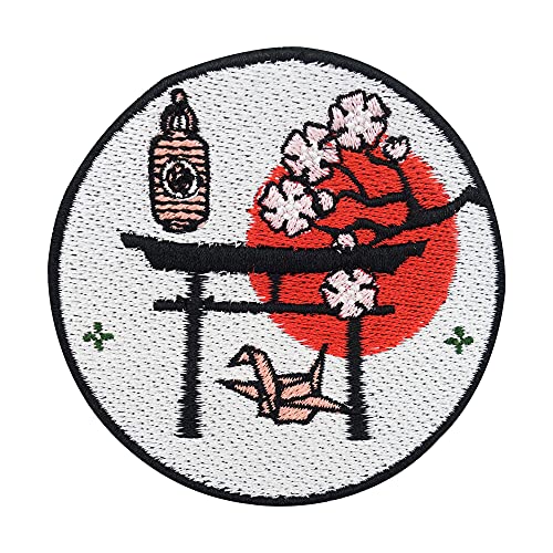 Japanische Kultur Patch zum Aufbügeln | Rote Sonne Patches, Kirschbaum Bügelbild, Origami Flicken, Japan Aufnäher Finally Home Japanische Kultur Patch zum Aufbügeln | Rote Sonne Patches, Kirschbaum Bügelbild, Origami Flicken, Japan Aufnäher Finally Home von Finally Home
