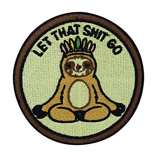 Let that S*** go Meditation Faultier Patch zum Aufbügeln | Tiere Patches, Bügelflicken, Flicken, Aufnäher Finally Home Let that S*** go Meditation Faultier Patch zum Aufbügeln | Tiere Patches, Bügelflicken, Flicken, Aufnäher Finally Home von Finally Home