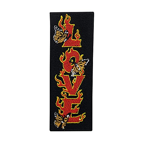 Finally Home Love Flammen mit Schmetterlingen Patch zum Aufbügeln | Liebe Patches, Butterfly Bügelbild, Feuer Aufbügler, Aufnäher Finally Home Love Flammen mit Schmetterlingen Patch zum Aufbügeln | Liebe Patches, Butterfly Bügelbild, Feuer Aufbügler, Aufnäher von Finally Home