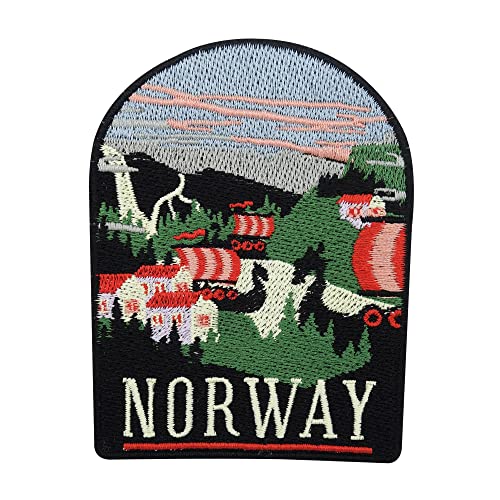 Norway Wikinger Fjord Patch zum Aufbügeln | Norwegen Flagge Patches, Bügelbild, Aufbügler zum Aufnähen, Aufnäher Finally Home Norway Wikinger Fjord Patch zum Aufbügeln | Norwegen Flagge Patches, Bügelbild, Aufbügler zum Aufnähen, Aufnäher Finally Home von Finally Home